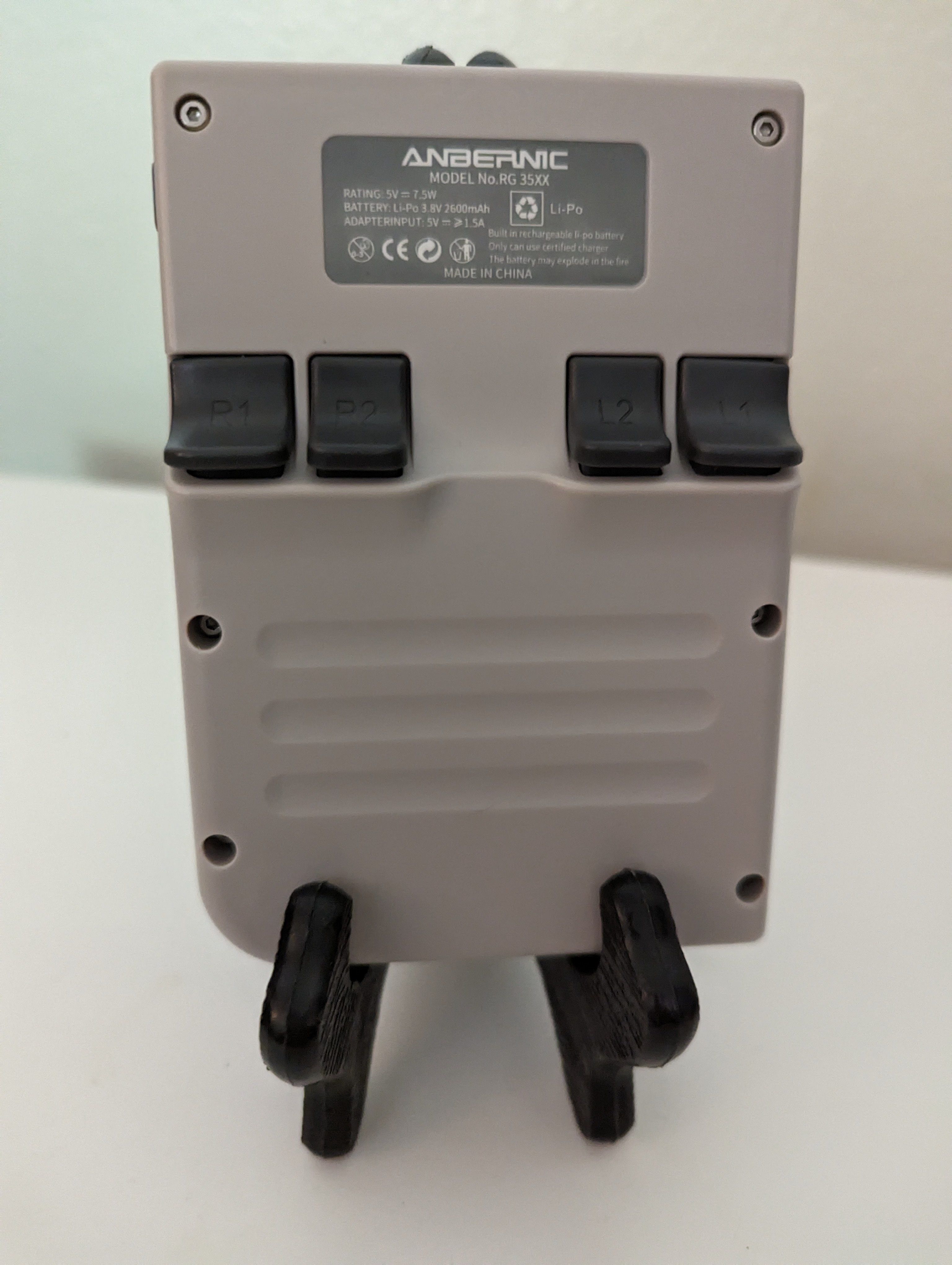 The back of the RG35xx